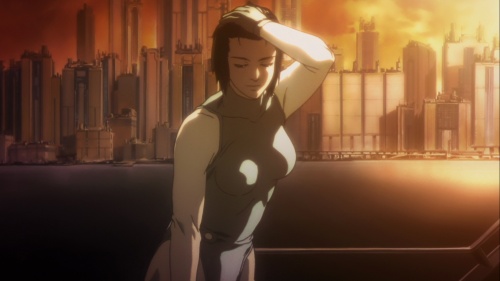 Kusanagi after diving Kusanagi after diving